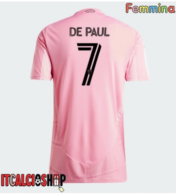 Inter Miami Rodrigo De Paul #7 Prima Maglia Femmina 2026-27 Manica Corta